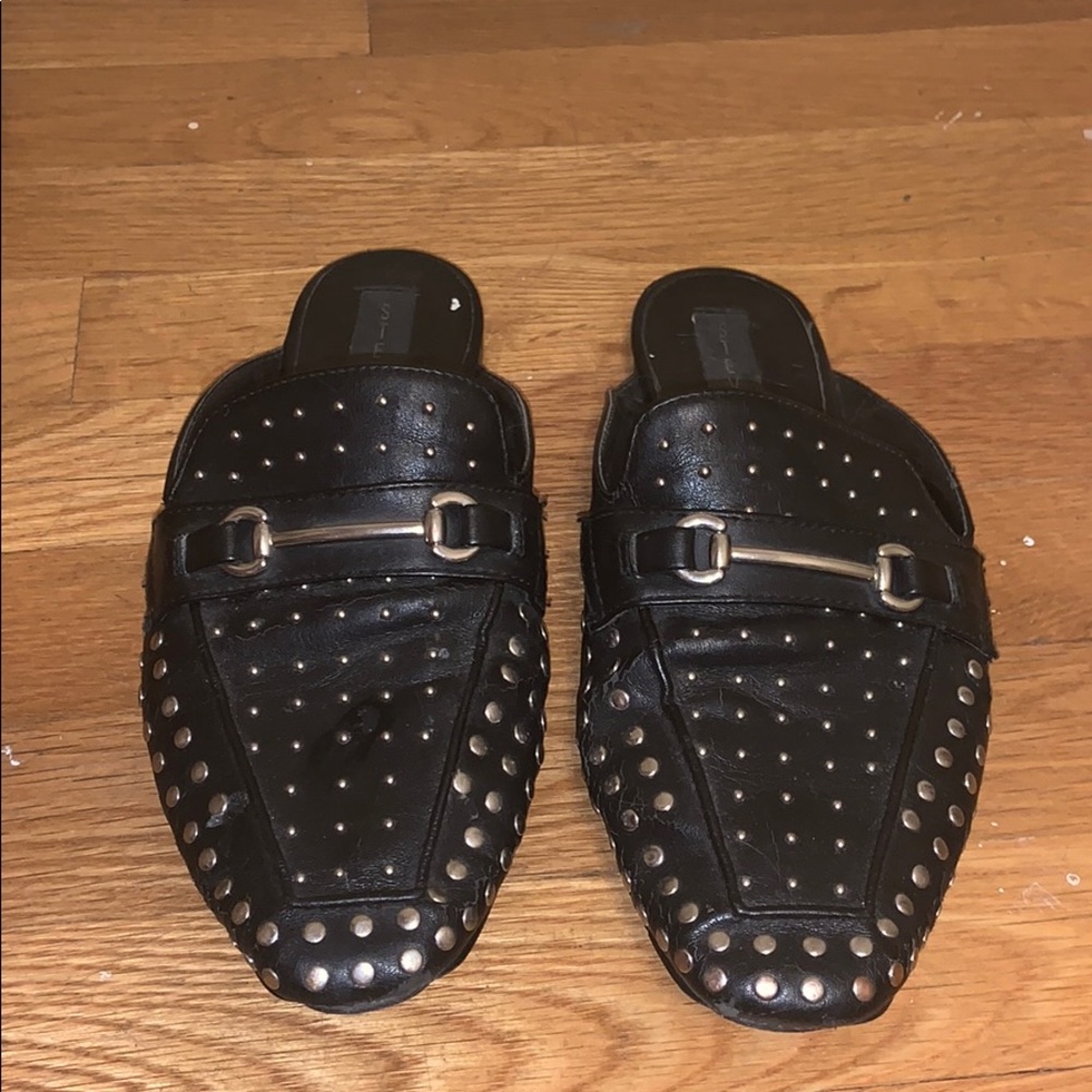 Steven by Steve Madden studded slip on mules